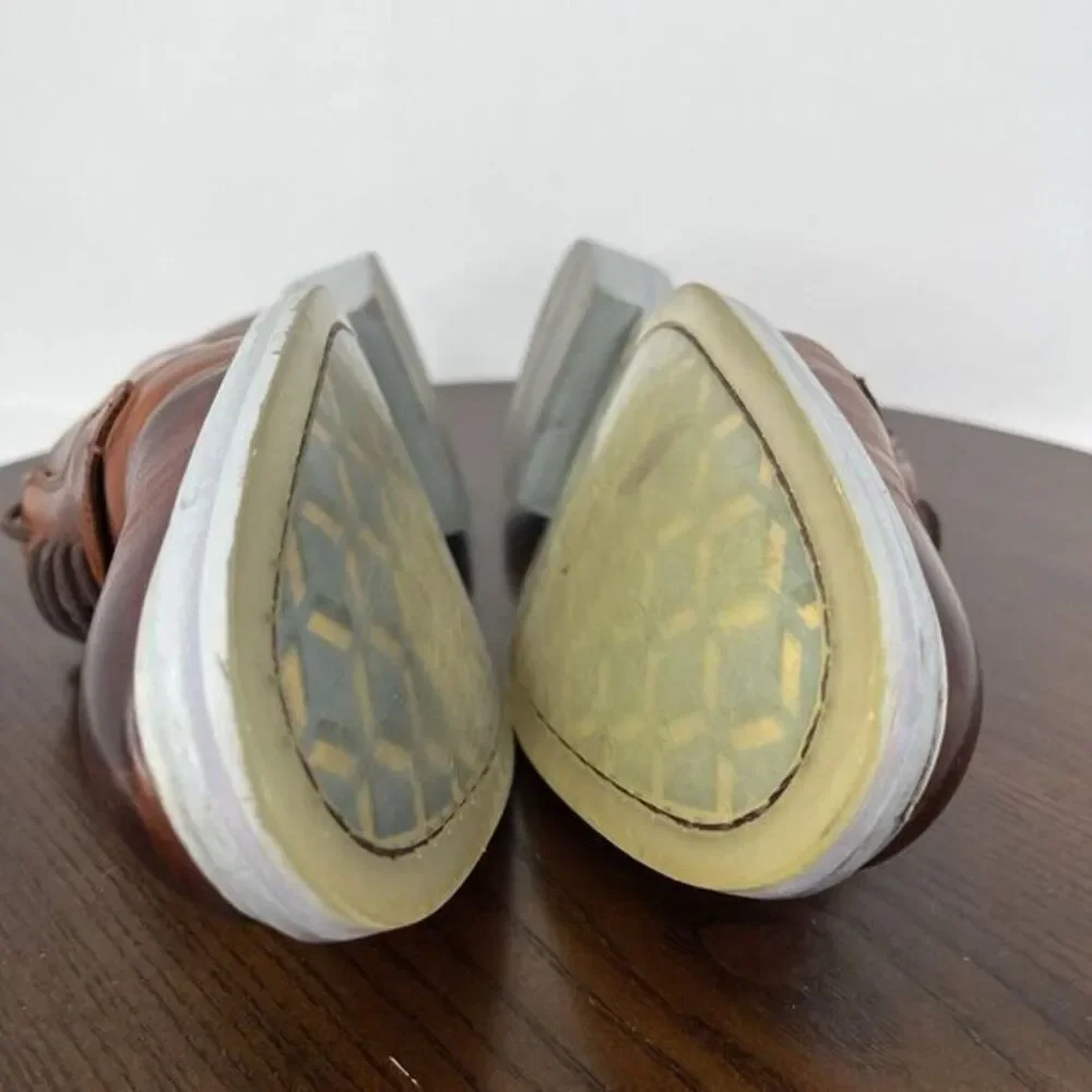 Ted Baker Aokii 2 Derby‎ Shoes Men's 9 Brown Leather Oxford Left 9 # Right 9.5
